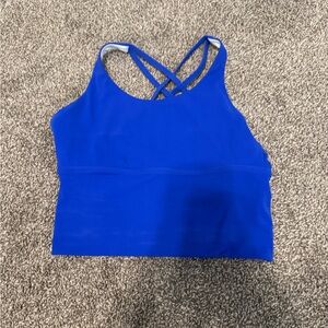 NVGTN Sapphire Blue Matrix Bra Top
